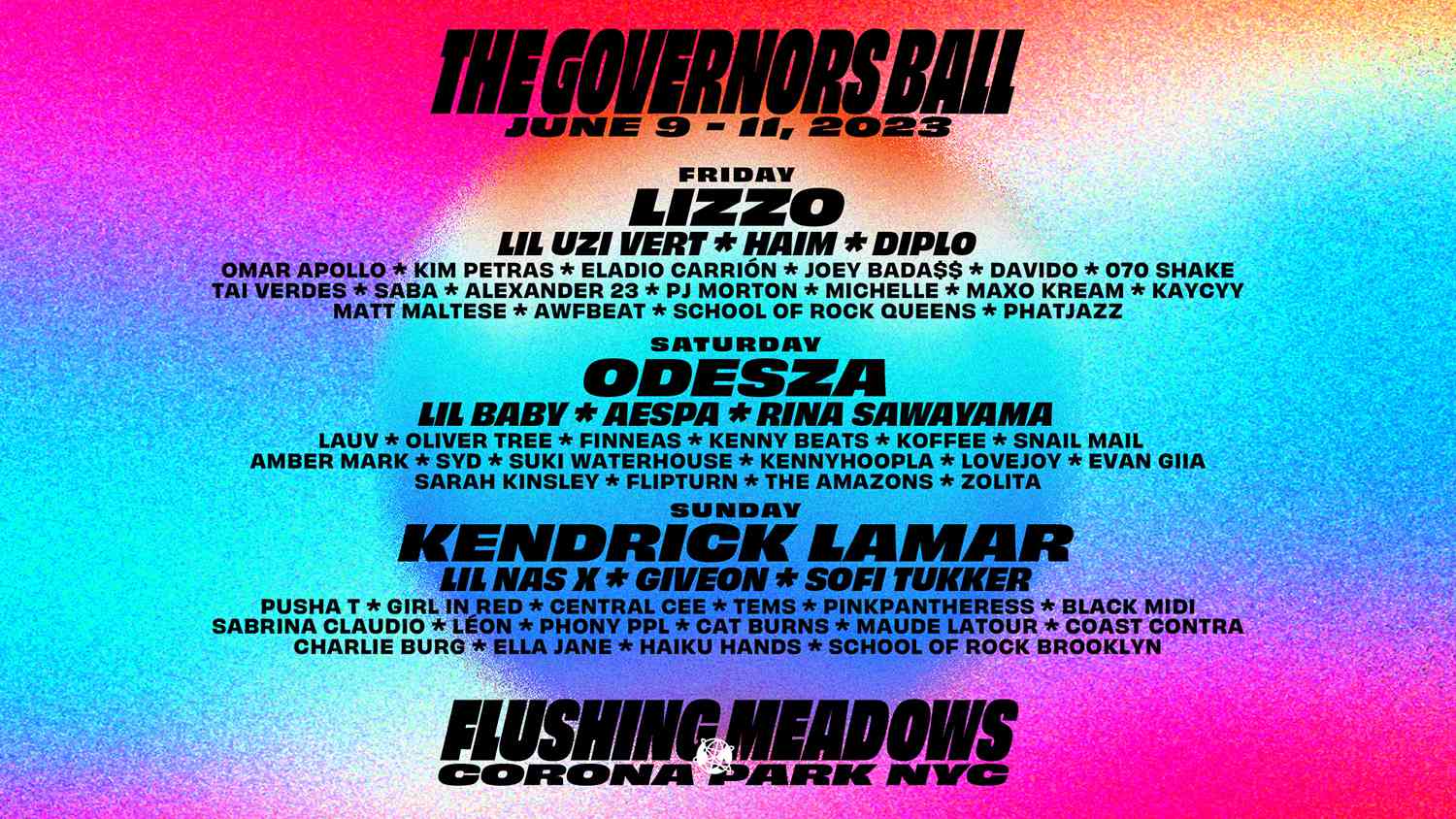 Governors Ball Music Festival - 3 Day Pass at Odesza Concerts