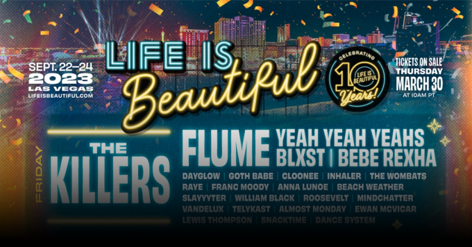 Life Is Beautiful Festival: The Killers, Kendrick Lamar & Odesza -  3 Day Pass at Odesza Concerts